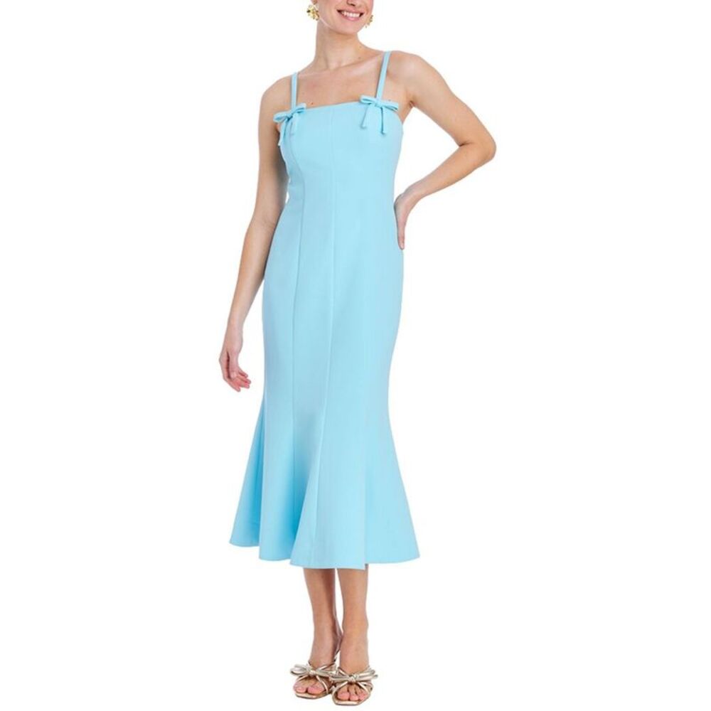 Mestiza New York Womens  Calista Midi Dress, Blue